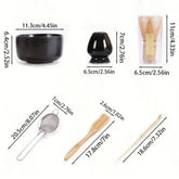 6pcs, Set Japanese Style Bamboo Matcha Set - GREEN LIFE CYPRUS